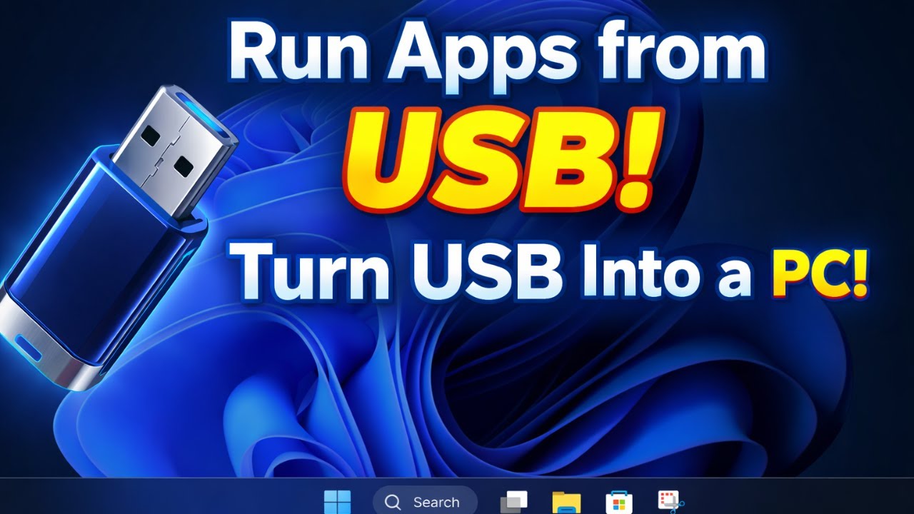 Носите свои любимые приложения с собой повсюду (на USB-накопителе)
