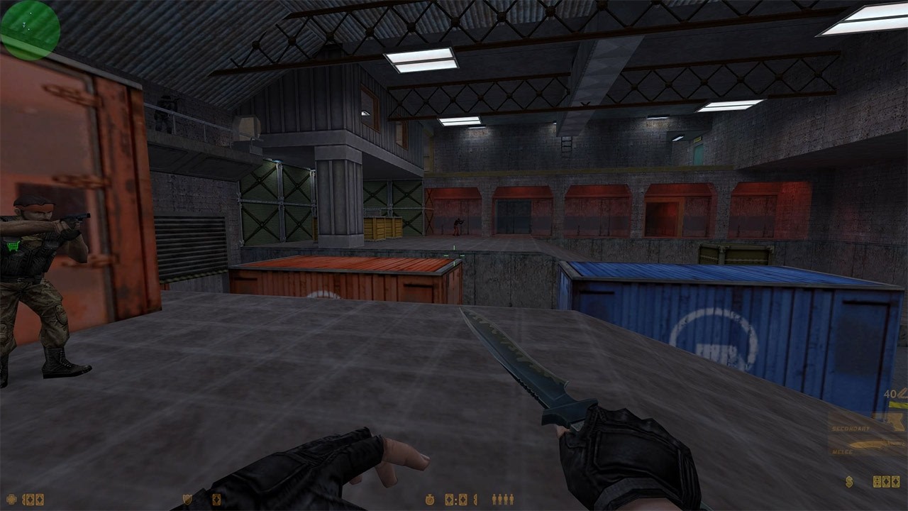 Playing first time on cs_assault_darkweb_b1 map for Counter-Strike: Condition Zero