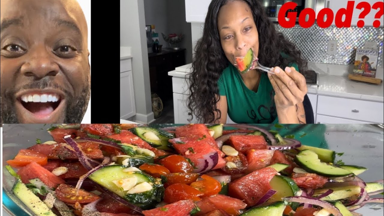 Making Darius Cooks Watermelon Salad!! #bodygoals #healthyfood #dariuscooks