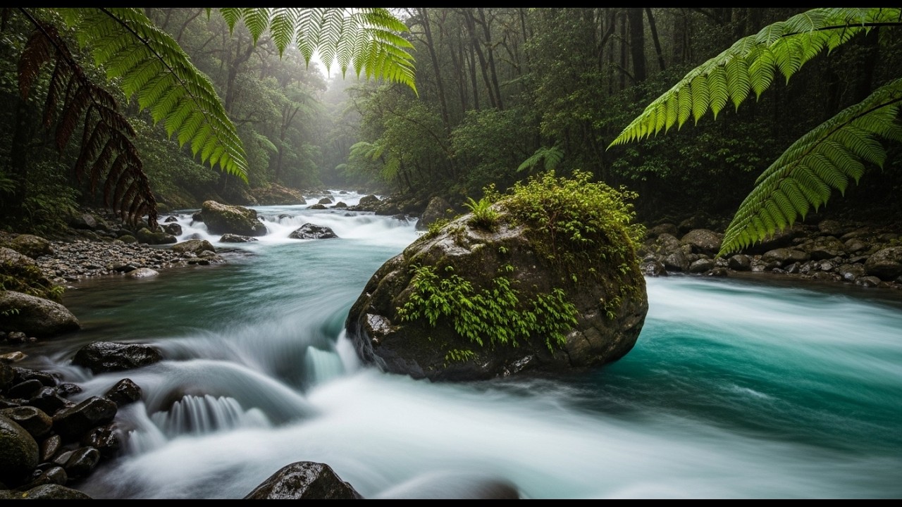 🌊 River Sounds for Sleeping – Deep Sleep in 5 Minutes, Nature White Noise 4K