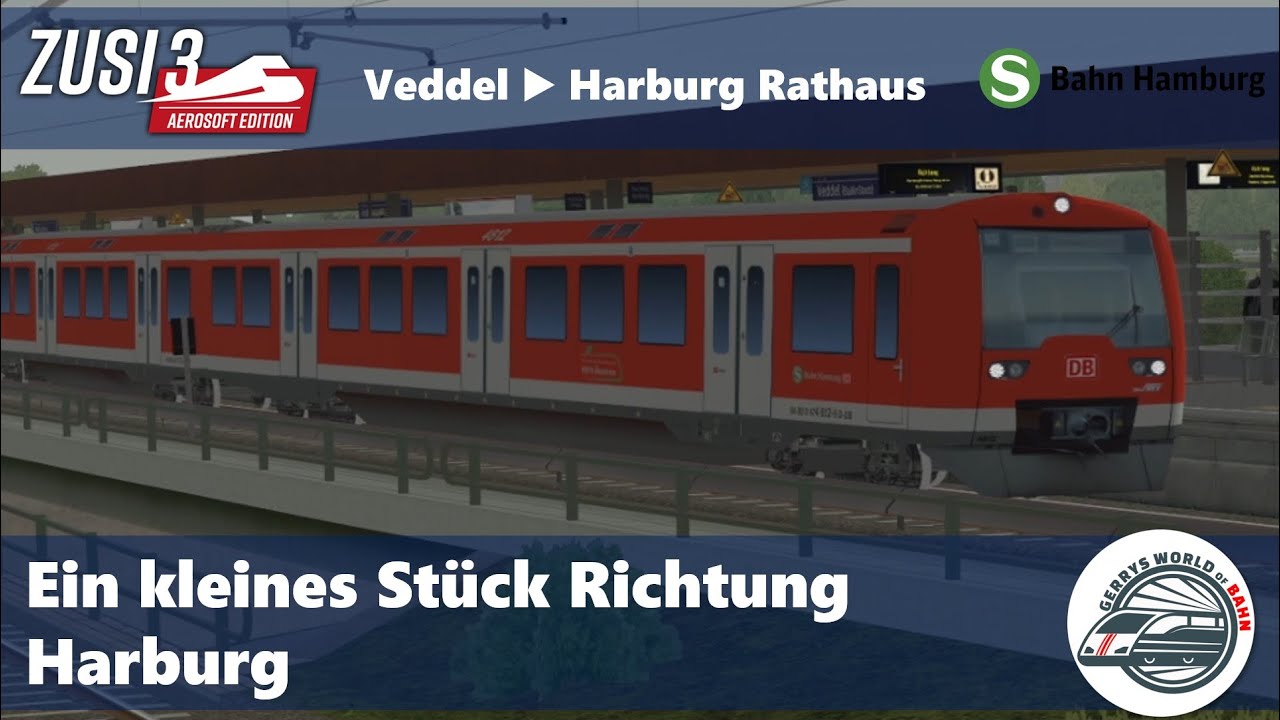 Ein kleines Stück Richtung Harburg | Zusi 3 | Veddel ▶ Harburg Rathaus | BR 474.3