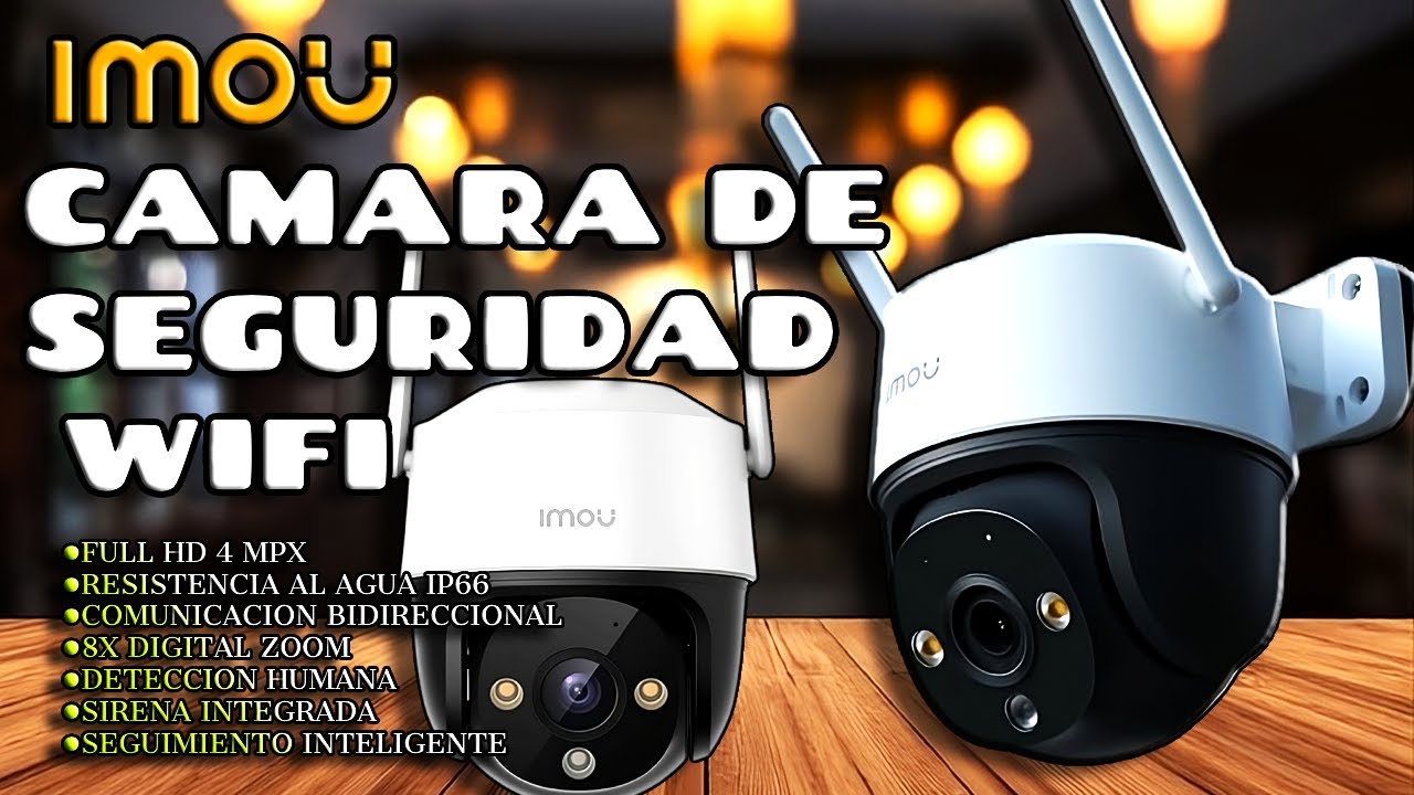 Como configurar camara de seguridad WiFi - Camara wifi IMOU CRUISER SE+