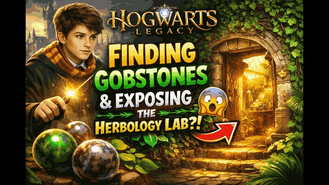 Finding Gobstones & Exposing the Herbology Lab?! 🌿 Hogwarts Legacy