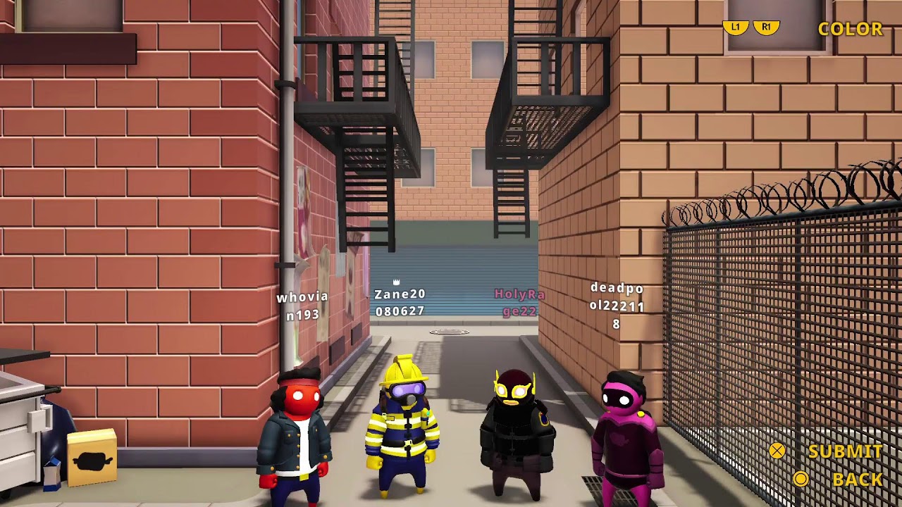Epic Gang Beast With Chris, Deadpool and Whovian