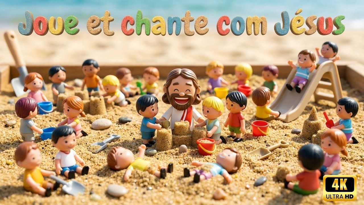 L'ÉTÉ MAGIQUE AVEC JÉSUS ☀️ 5 Chants Animés pour Enfants (Compilation de Joie !)