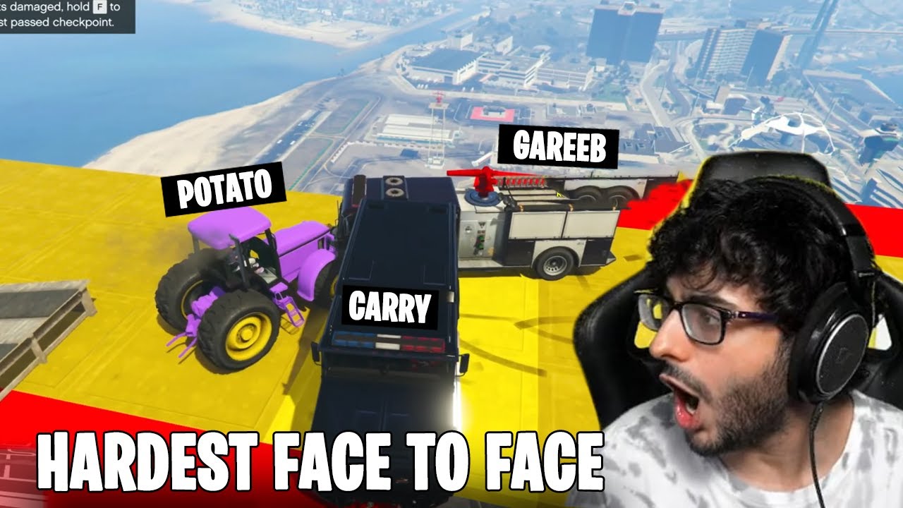 Carry Hardest Face to Face GTA v Race | Carry GTA v Highlight