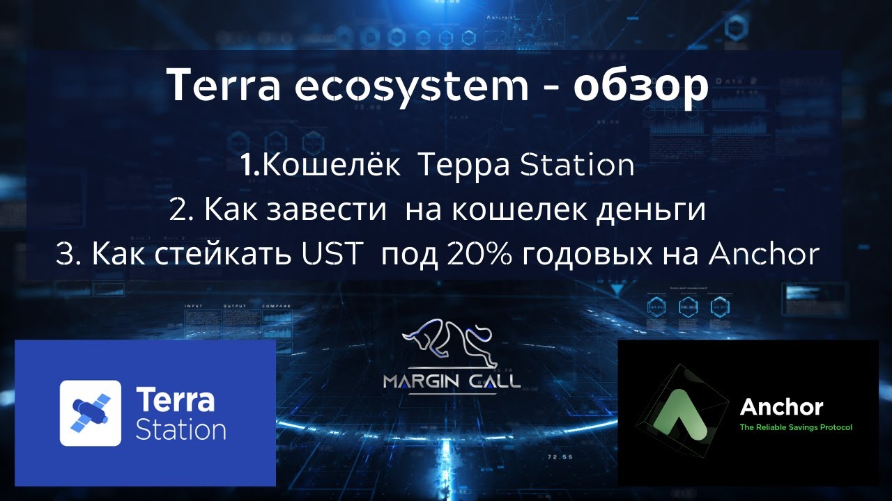 Обзор Terra Station / Ввод-вывод средств / Стейкинг под 20% UST на Anchor Protocol