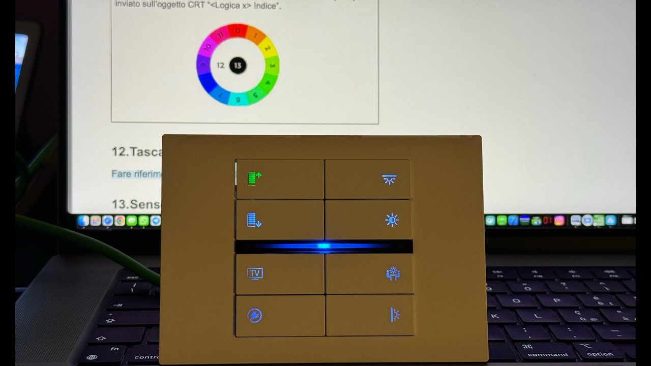 OL-U - KNX Push Button + Swiper + RGB + ...