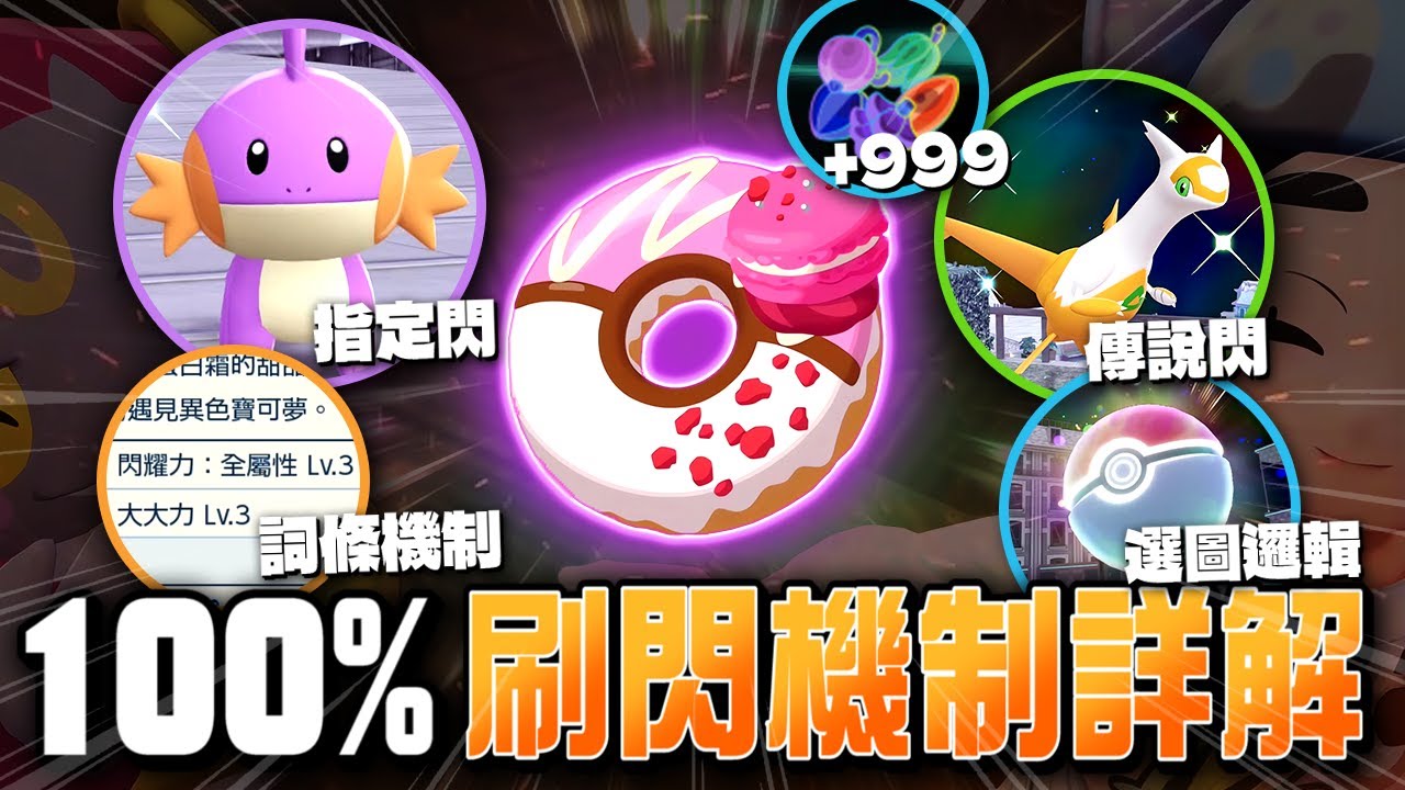 甜甜圈機制 × 指定閃光 × 傳說刷法！《超次元爆湧》刷閃機制全公開！《寶可夢傳說 Z-A》DLC