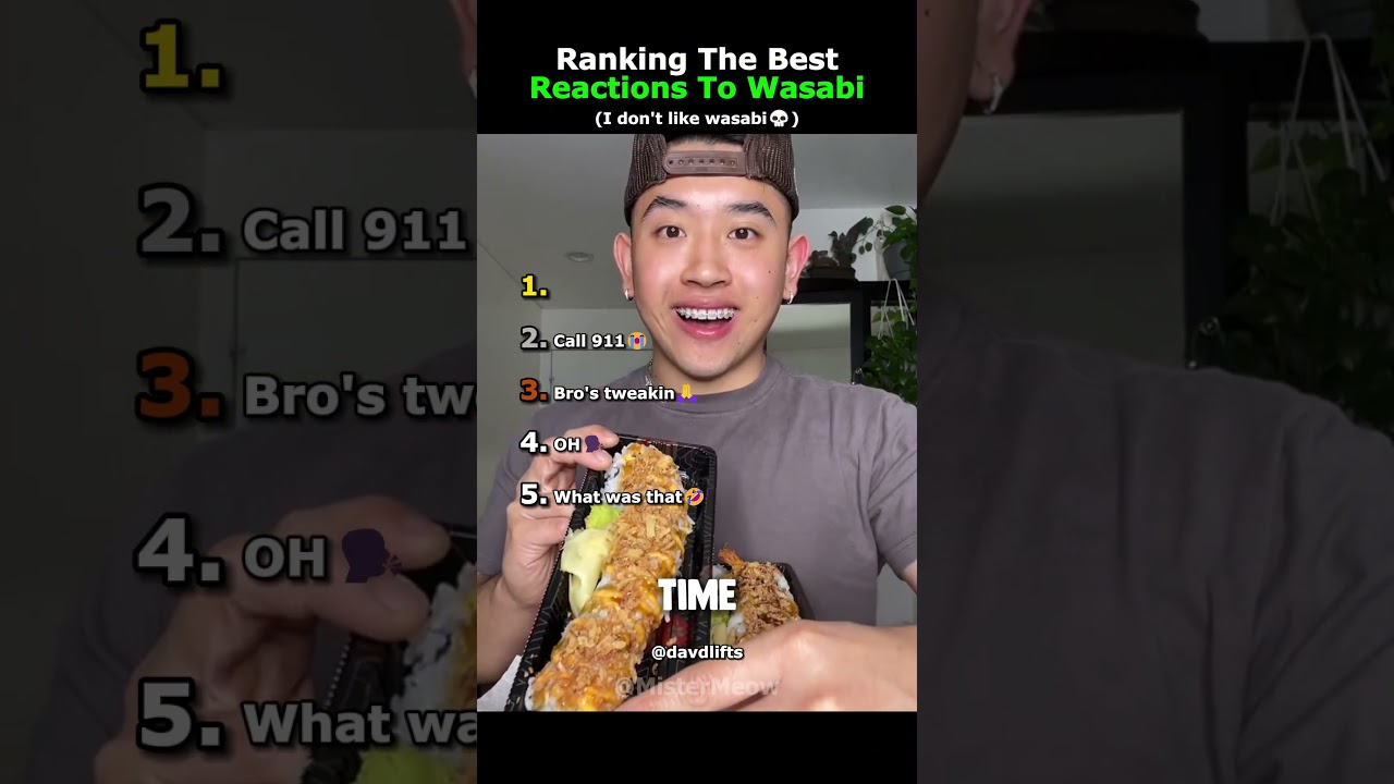 Ranking The Best Reactions To Wasabi