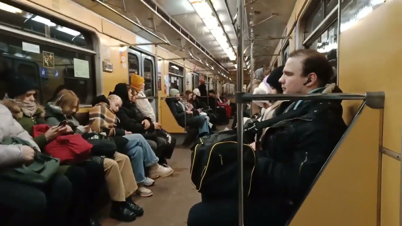 Нижегородское метро. "Прощальная" поездка на "Номерном" 2-2-2 (Метровагонмаш).