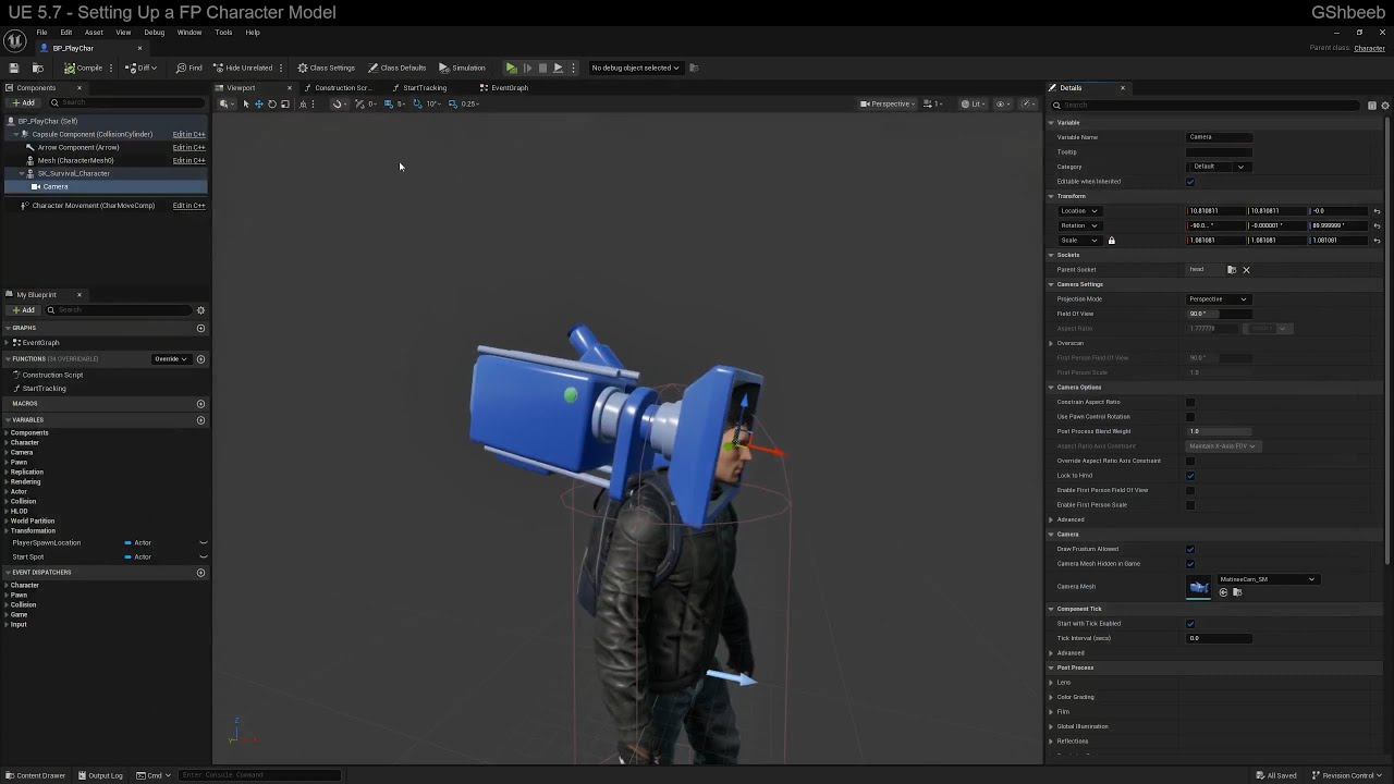 Setting Up a FP Character Model
