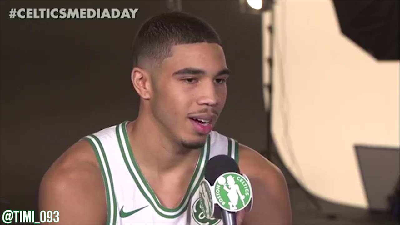Jayson Tatum FULL Media Day Interview (09/25/2017)