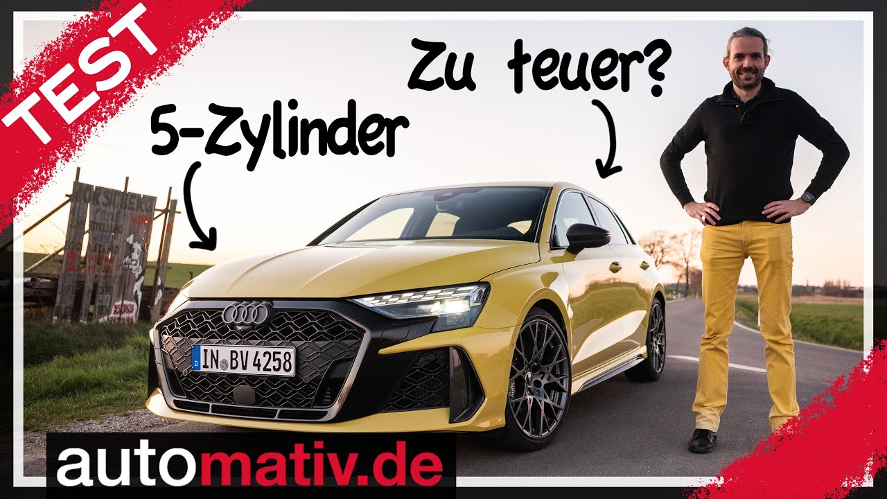 Zu langsam - und dafür zu teuer? Audi RS 3 Sportback Facelift (2025) im Test und Fahrbericht