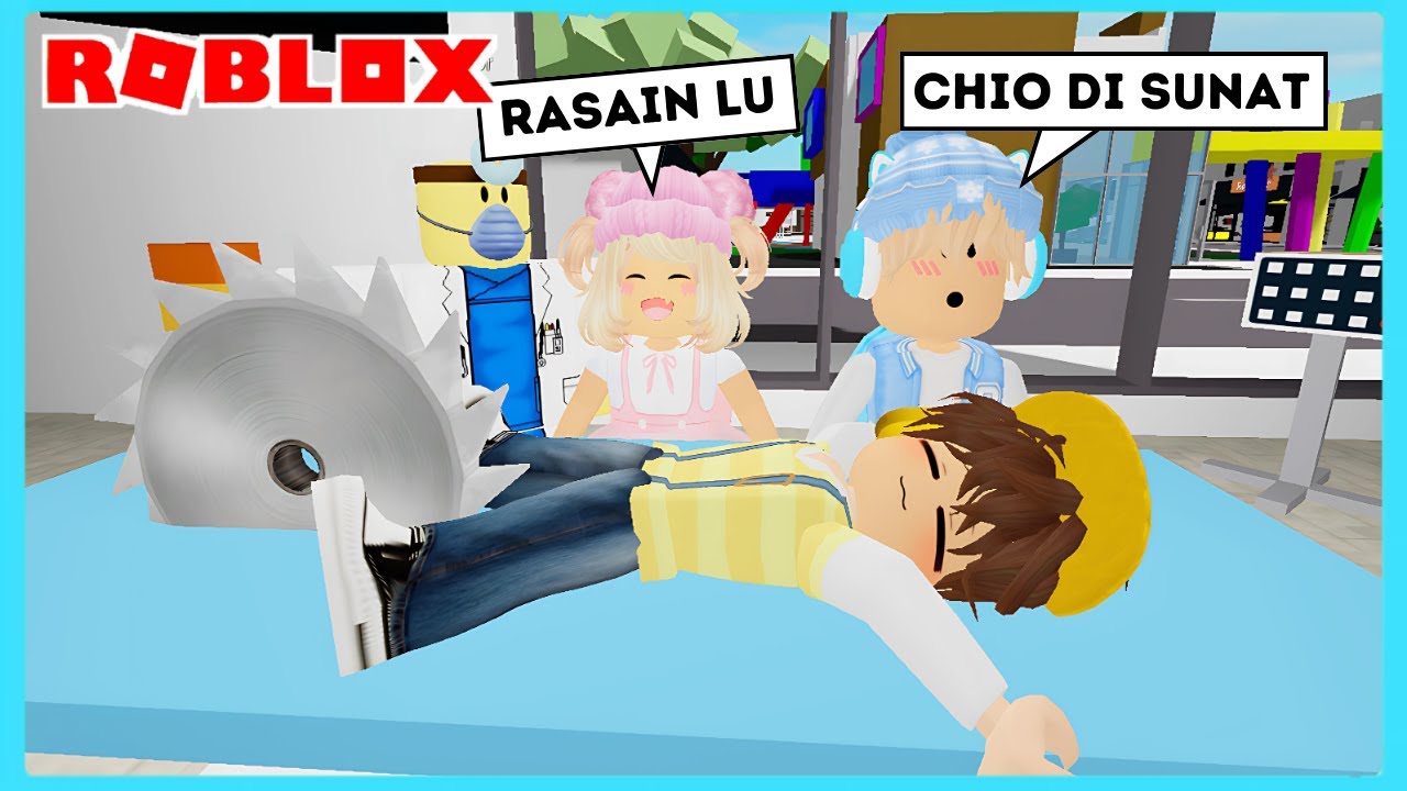 Pertama Kali Adiku Si Cio Di Sunat Di Roblox Brookhaven Ft @Shasyaalala