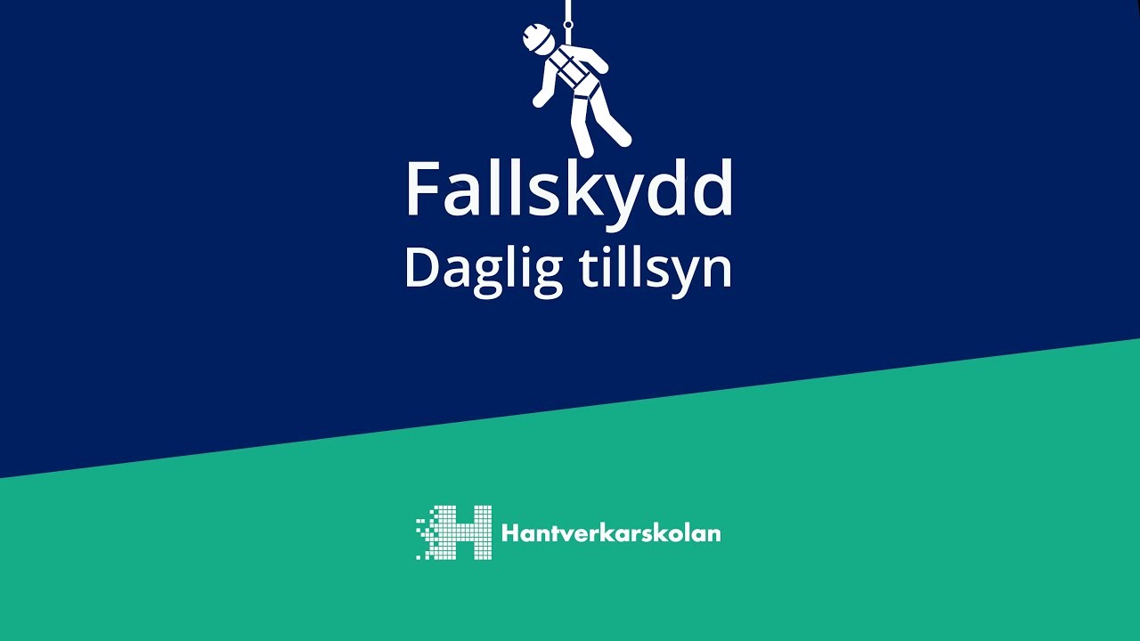 Fallskydd Daglig tillsyn