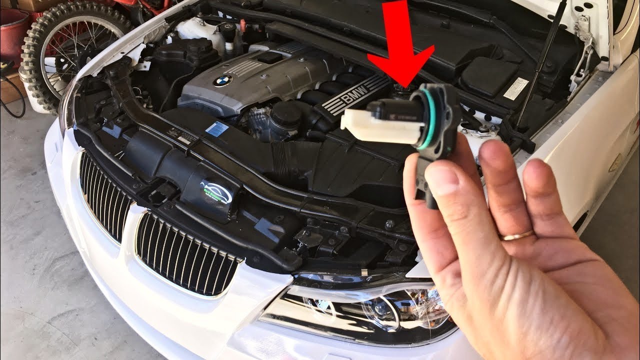 HOW TO REPLACE MAF SENSOR ON BMW E90 E91 E92 E93