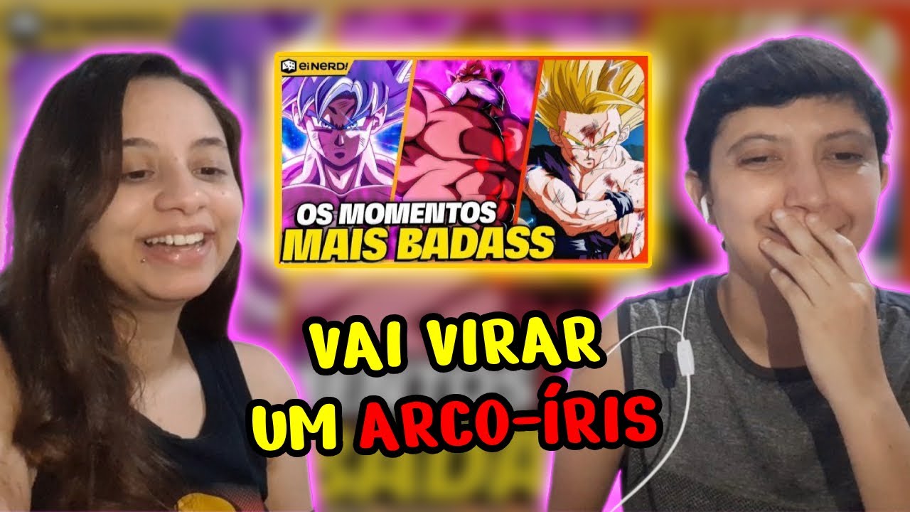 REACT OS MOMENTOS MAIS BADASS DE TRANSFORMAÇÃO EM DRAGON BALL | EI NERD