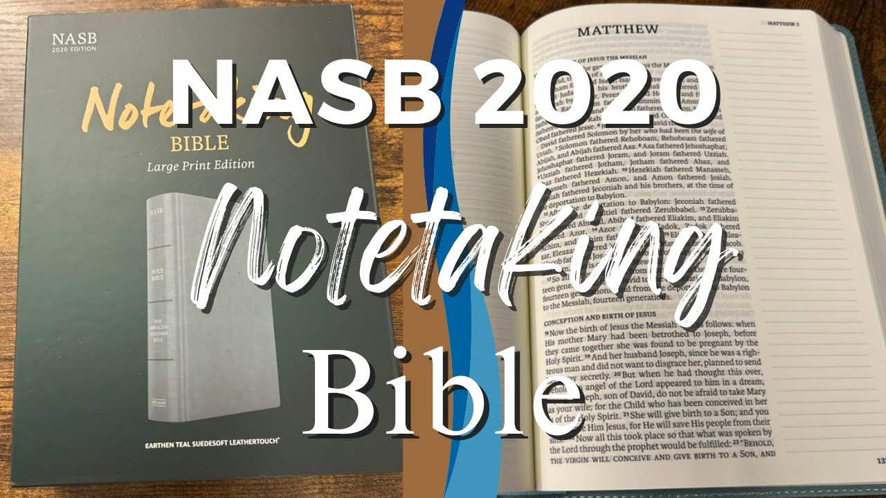 NASB Notetaking, Large Print Edition