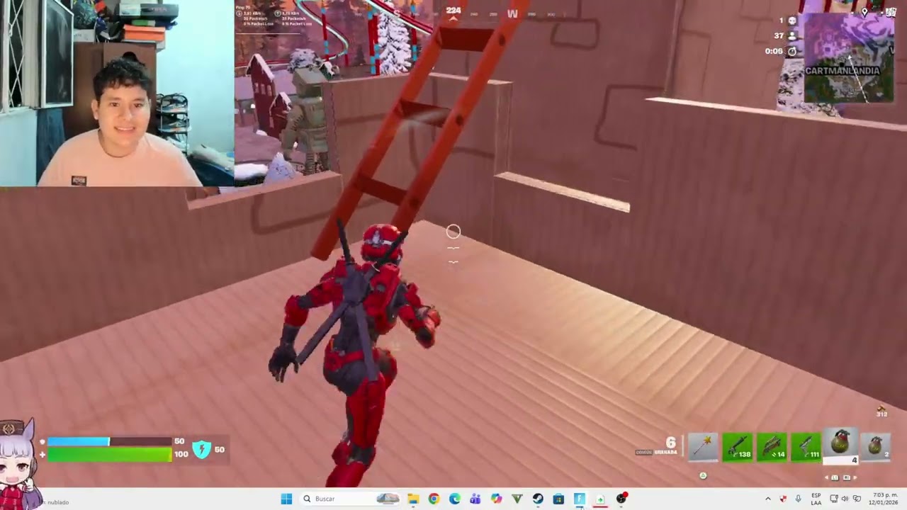 jugando fornite