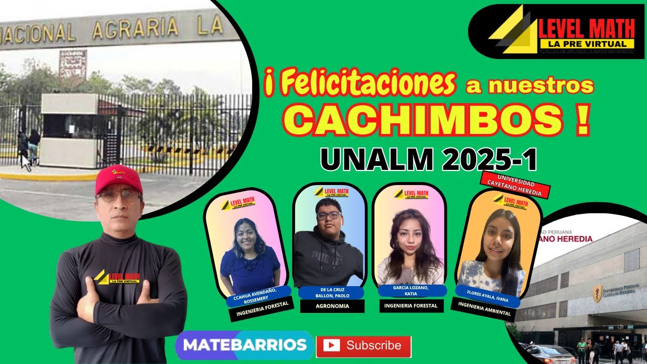 EXAMEN DE ADMISION AGRARIA 2025-1 (ENTREVISTA A NUESTROS CACHIMBOS)