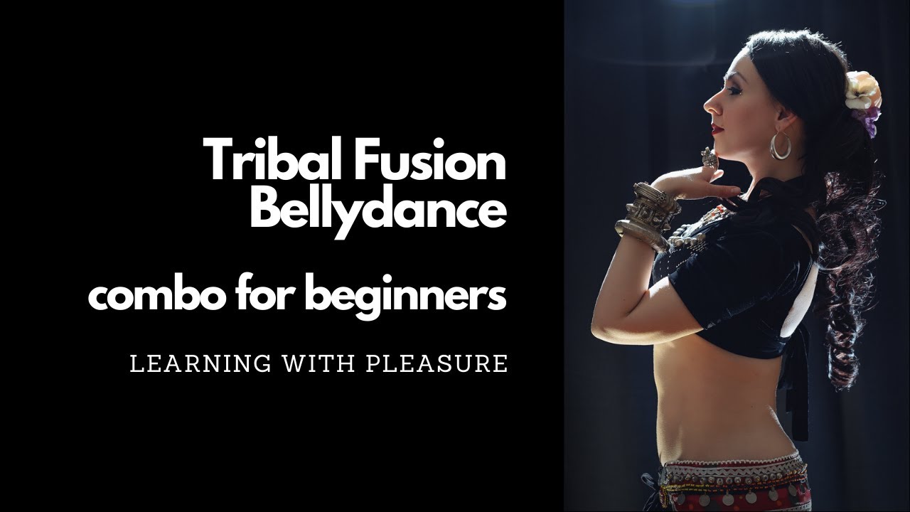 Tribal Fusion Bellydance combo for beginners - smooth VS locks! | Трайбл Фьюжн связка для начинающих