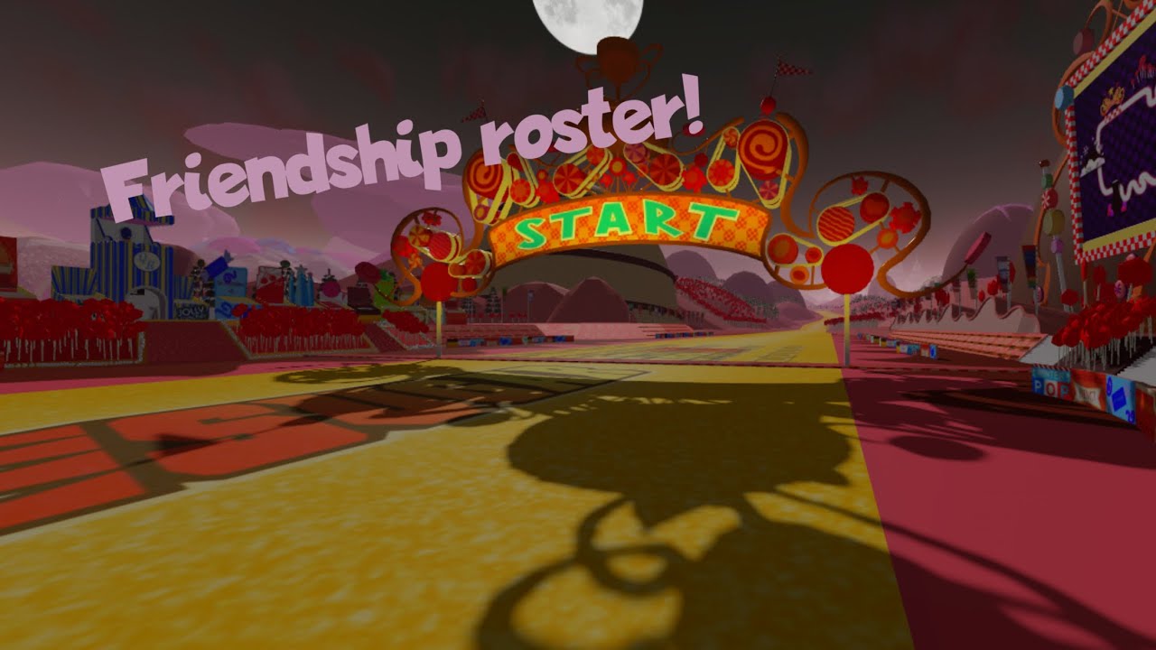 Friendship Roster race in VerellaStudios sugar rush!