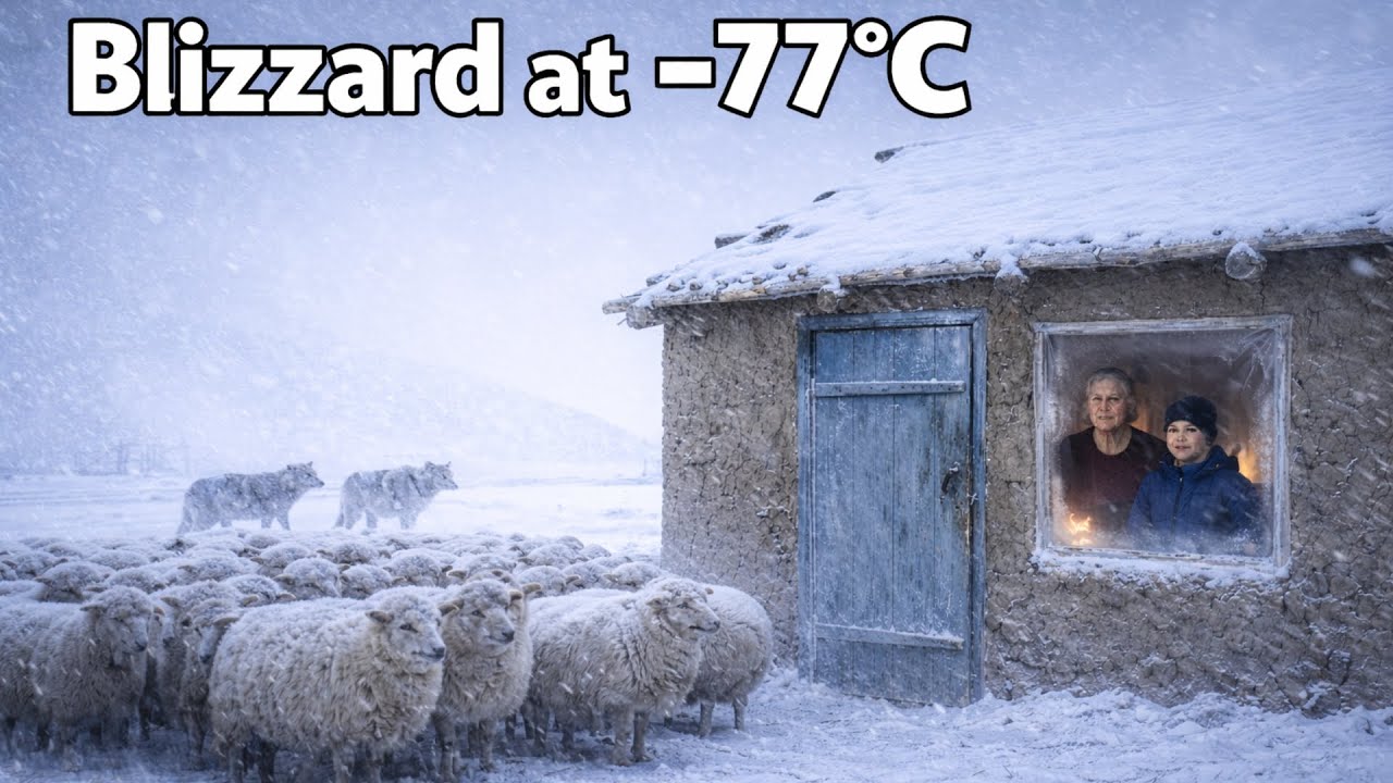 The Cold Hit –77°C… 85 year old Widow, a Child, and the Night They Defended Their Sheep