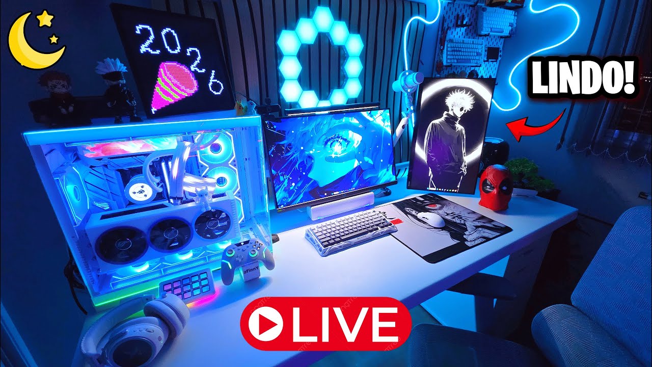 🔴LIVE! Comprando itens pro SETUP - SORTEIO - JOGAND0 🔥