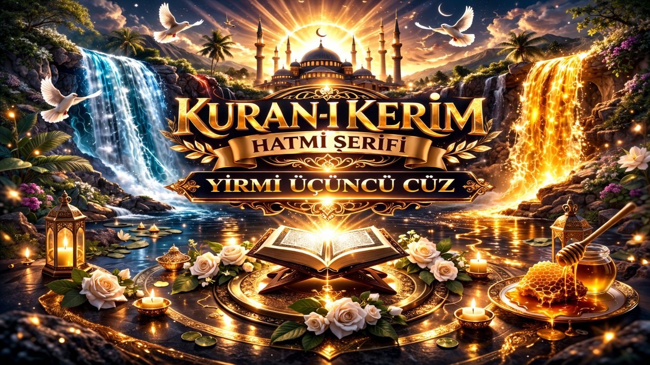 KURAN-I KERİM HATMİ ŞERİFİ-MUKABELE - YİRMİ ÜÇÜNCÜ CÜZ #kuran #quran #quranrecitation #qurantilawat