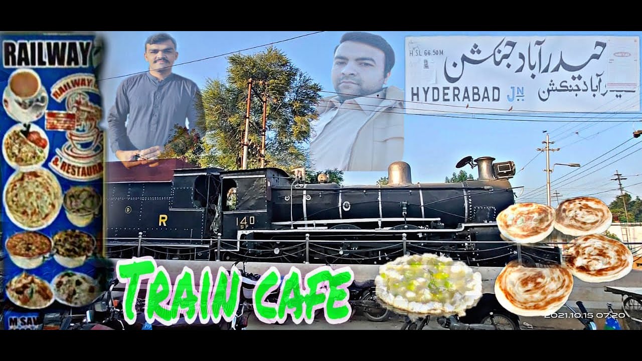 Train Cafe Restaurant Hyderabad Junction Vlog | Tour Train Cafe Hyderabad AUA Hyderabadi Vlog