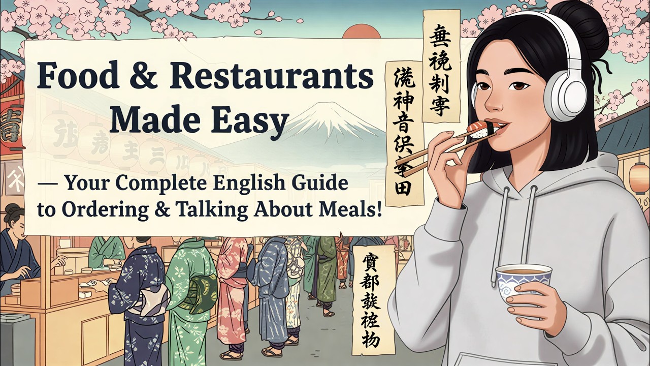 English for Real Life — How to Order Food & Describe What You Love to Eat! | English Podcast