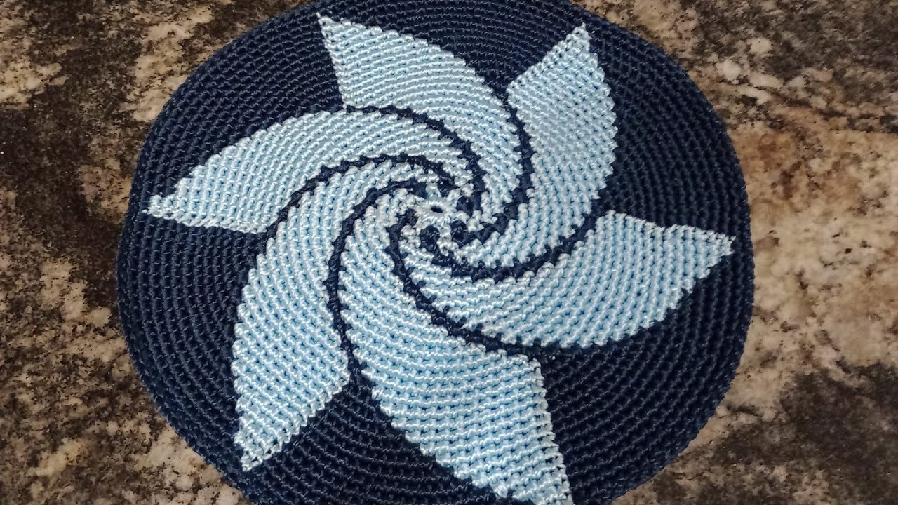 Passo a Passo, Estrela  Aspiral de 6 Pontas/Boné de crochê/Cleia ph crochê 🧢
