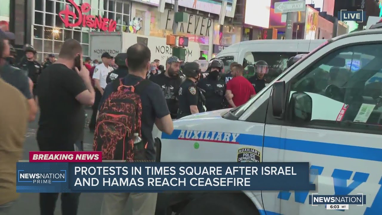 More protesters arrested during Times Square protest involving pro-Israel and pro-Palestine supporte
