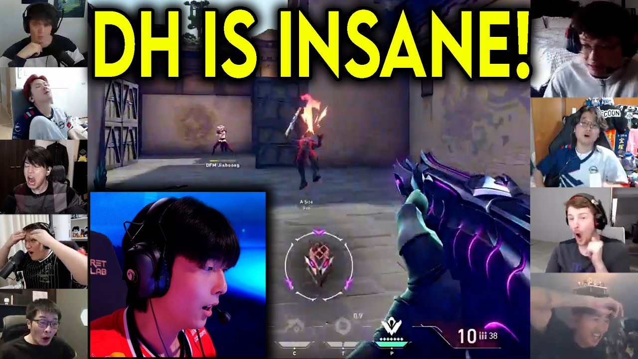 Valorant Streamers Reacts To T1 DH Insane 4k Against DFM In VCT