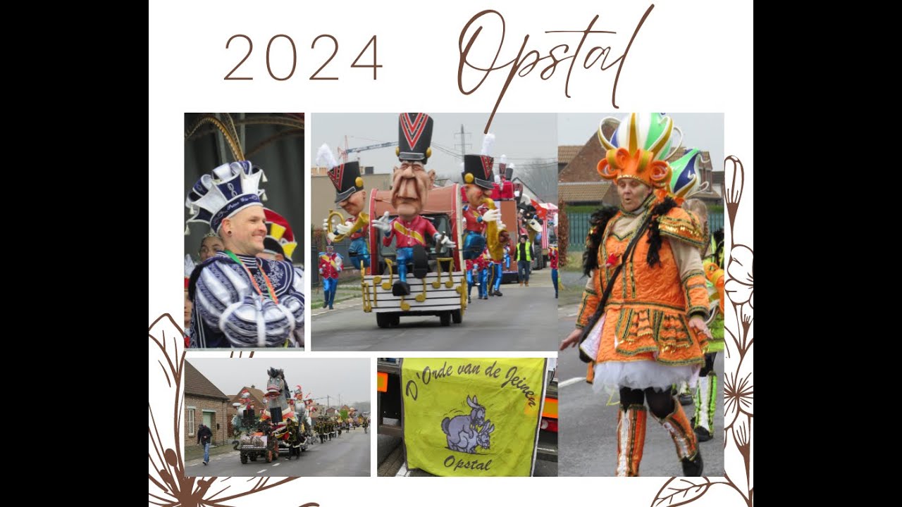 Cavalcade 2024 in Buggenhout-Opstal I begin van de stoet