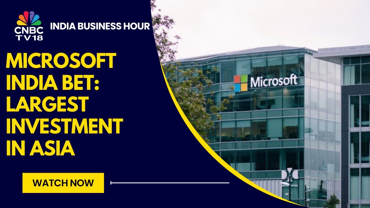 Microsoft обещает инвестировать 17,5 млрд долларов в Индию | India Business Hour