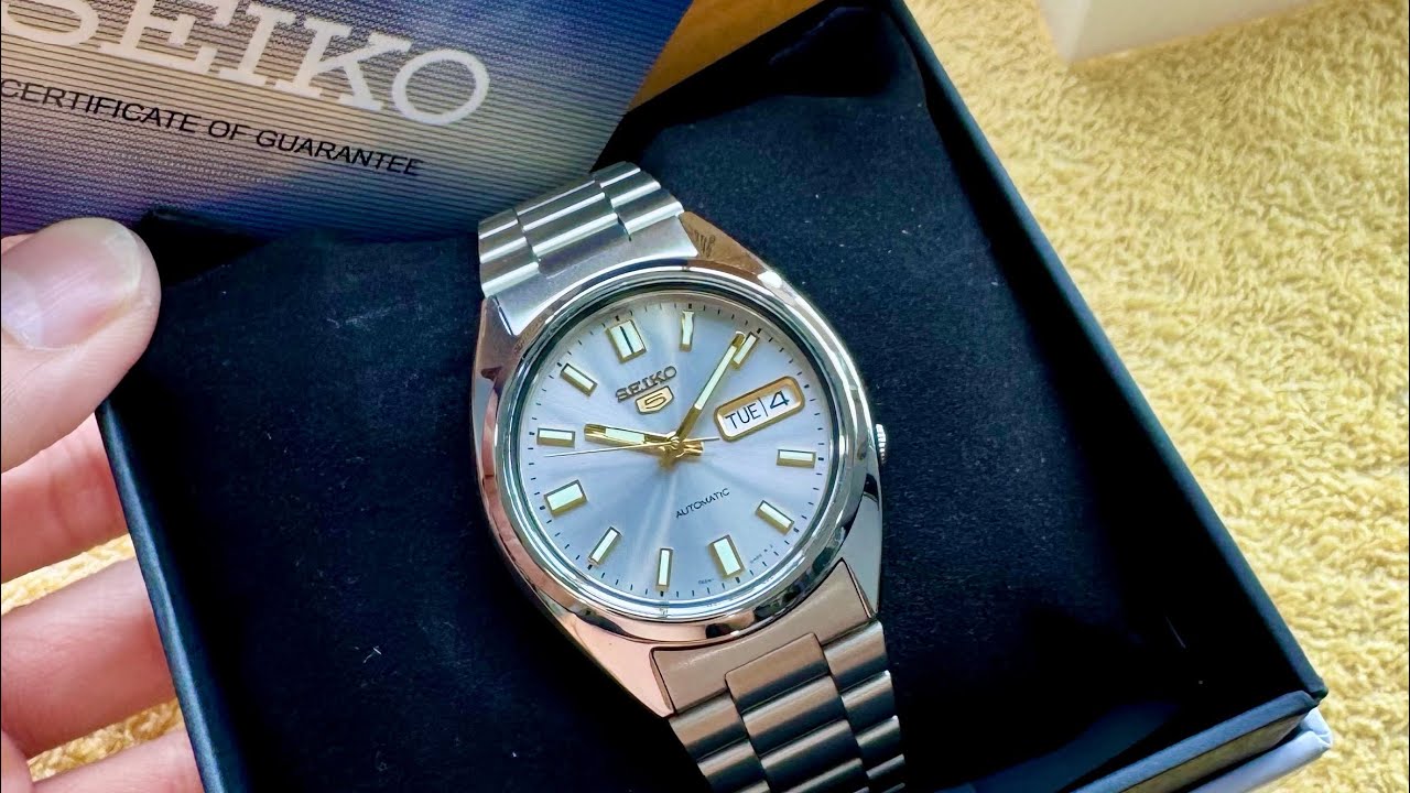 Seiko 5 Automatic Dial màu xám khói #SNXS75K 0937508840 