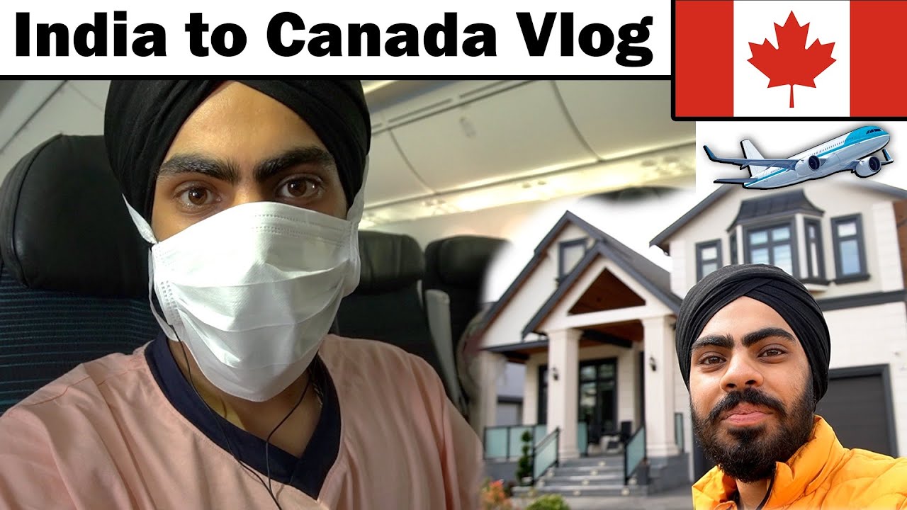 India to Canada 🇨🇦 Air Canada Direct Flight | International Student | VLOG 4