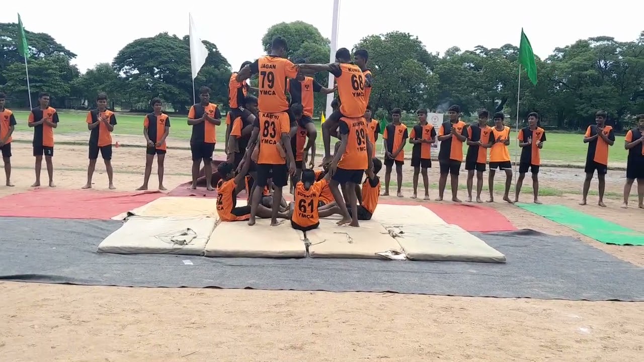 YMCA COLLEGE SPORTS HSS NANDANAM pyramid