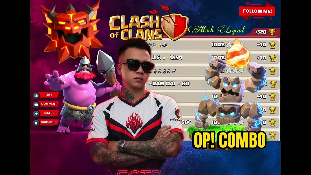 Manh STARs | DAY 22 | Fireball + Meteor Golem + Thrower OP Legend League Attack Strategy