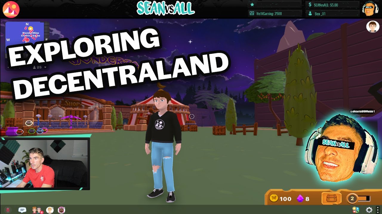 Exploring Decentraland | casino gameplay | metaverse