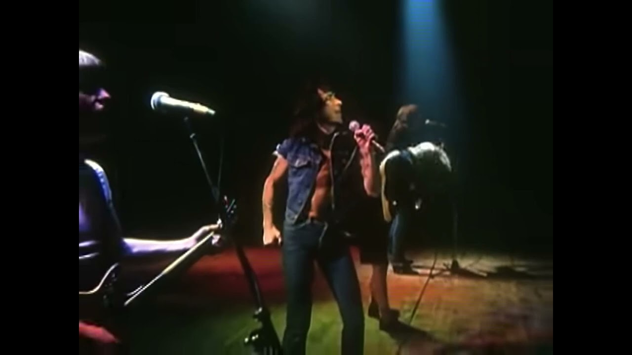 AC/DC Walk All Over You Backing Track No Guitar With Vocals Bon Scott With Rhythm Guitar During Solo