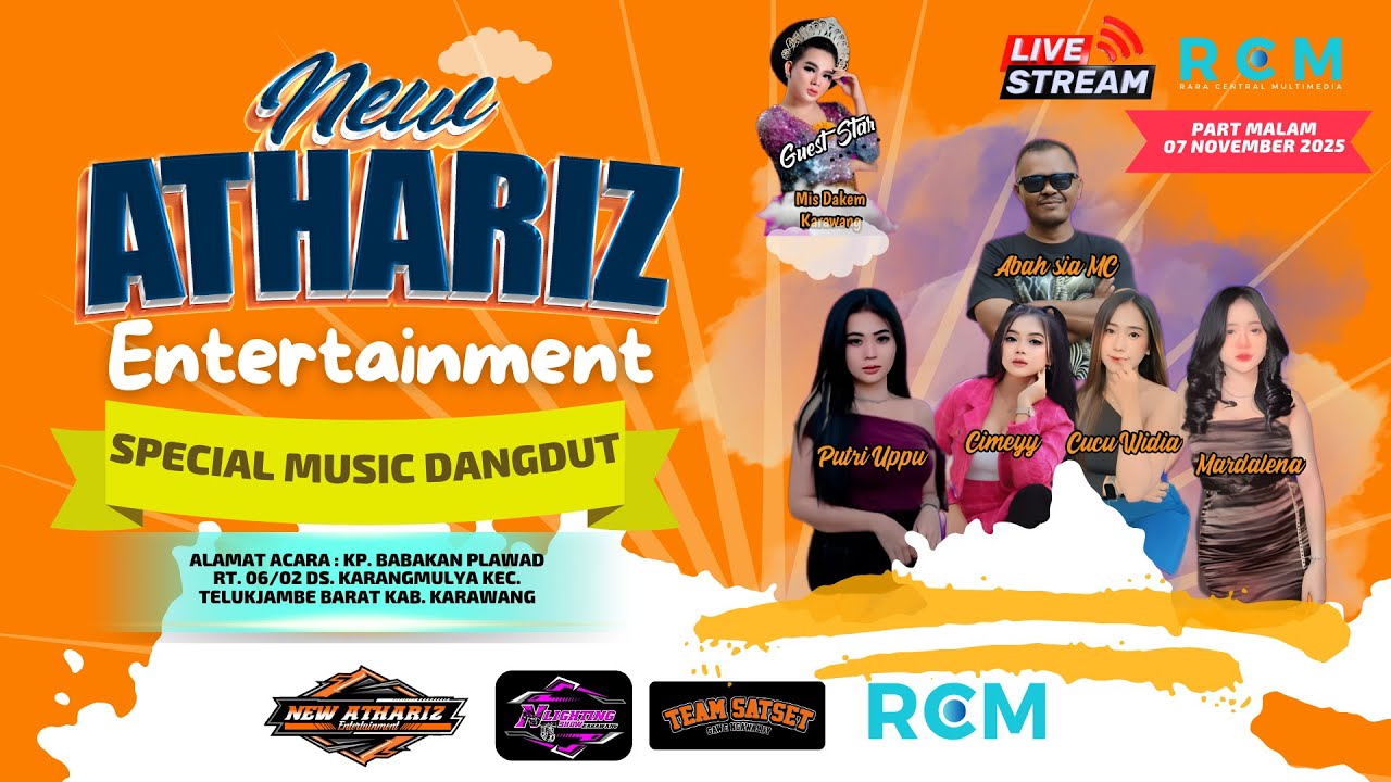 [ LIVE ] Malam NEW ATHARIZ ENTERTAINMENT | Karangmulya - Telukjambe Barat - Karawang | 07/11/2025