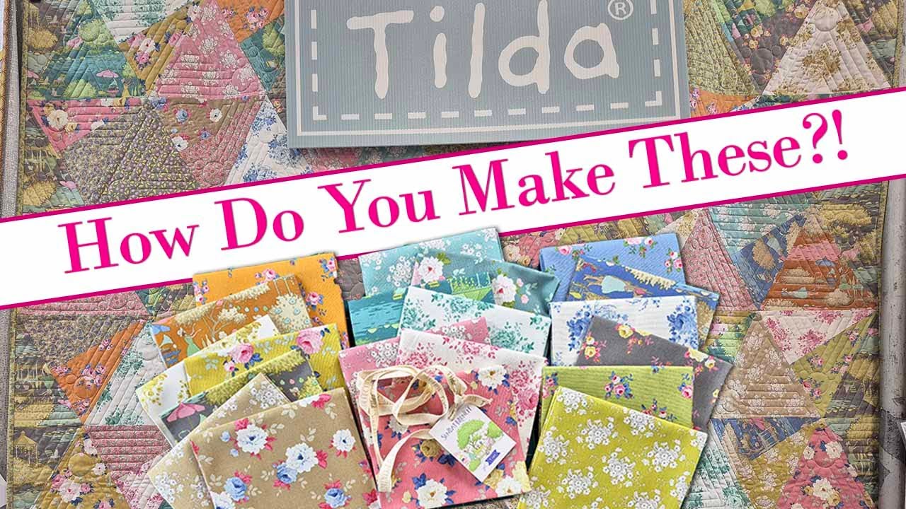 Making Stunning Triangle Quilts with NEW Tilda Fabrics Easily