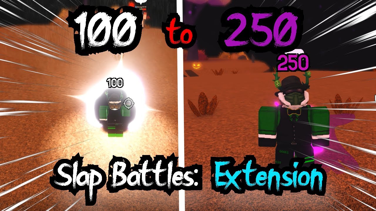100 to 250 Killstreak // Slap Battles: Extension