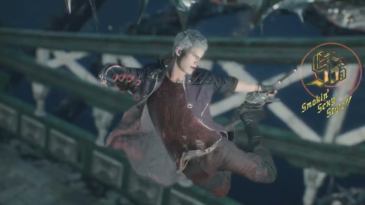 Devil May Cry 5 выпускаю пар на DMD боссов.