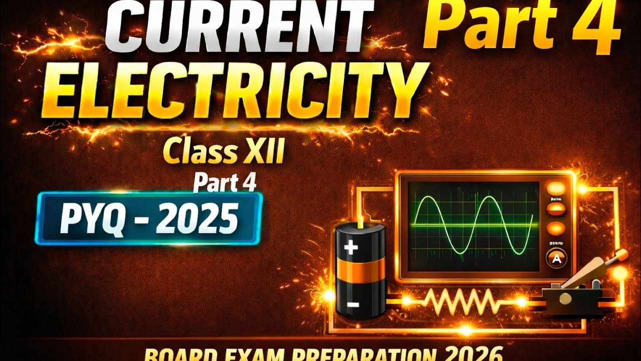 Current Electricity PYQ 2024 | Class 12 Physics | Board Exam 2026 Preparation | Part 4
