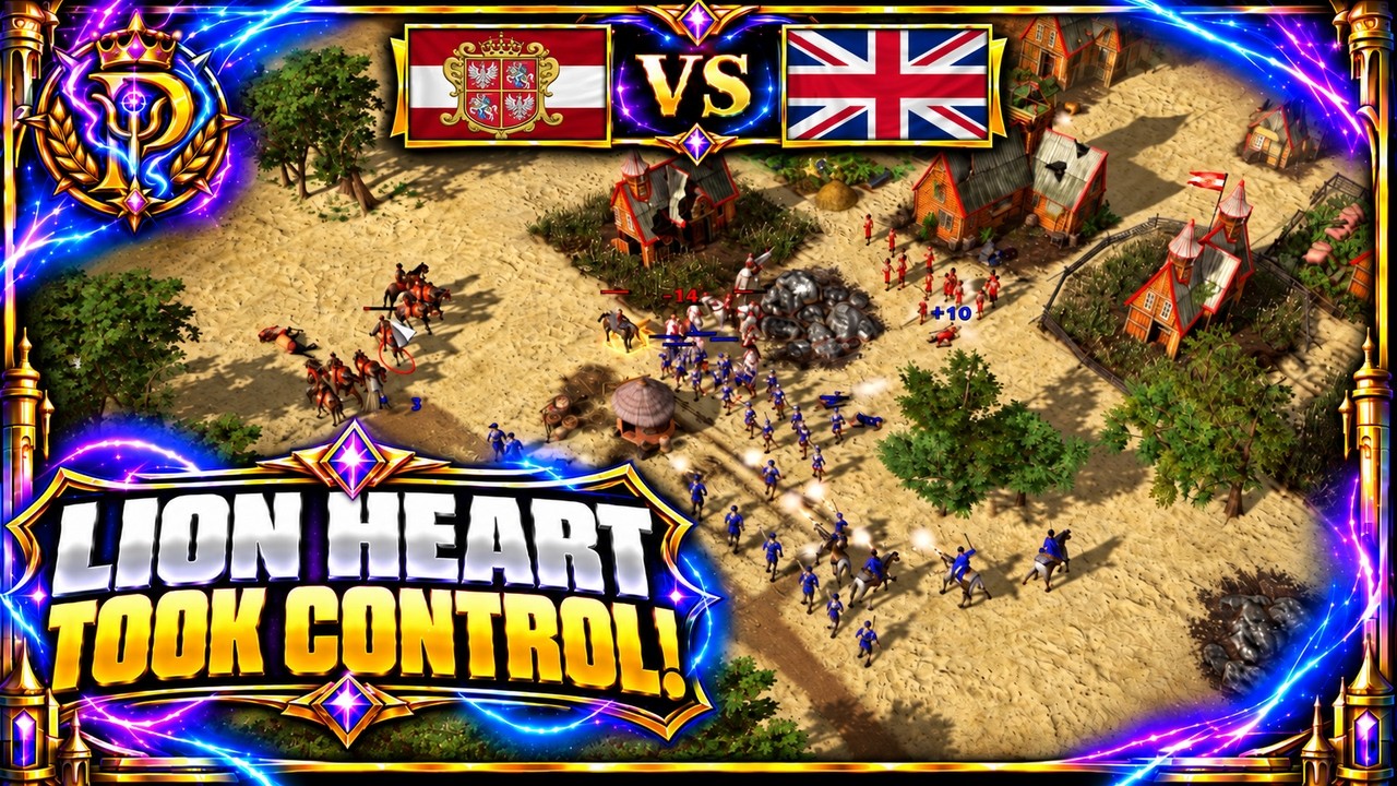AOE3 - LION HEART GAVE THE ORDERS... I HAD TO OBEY!!!