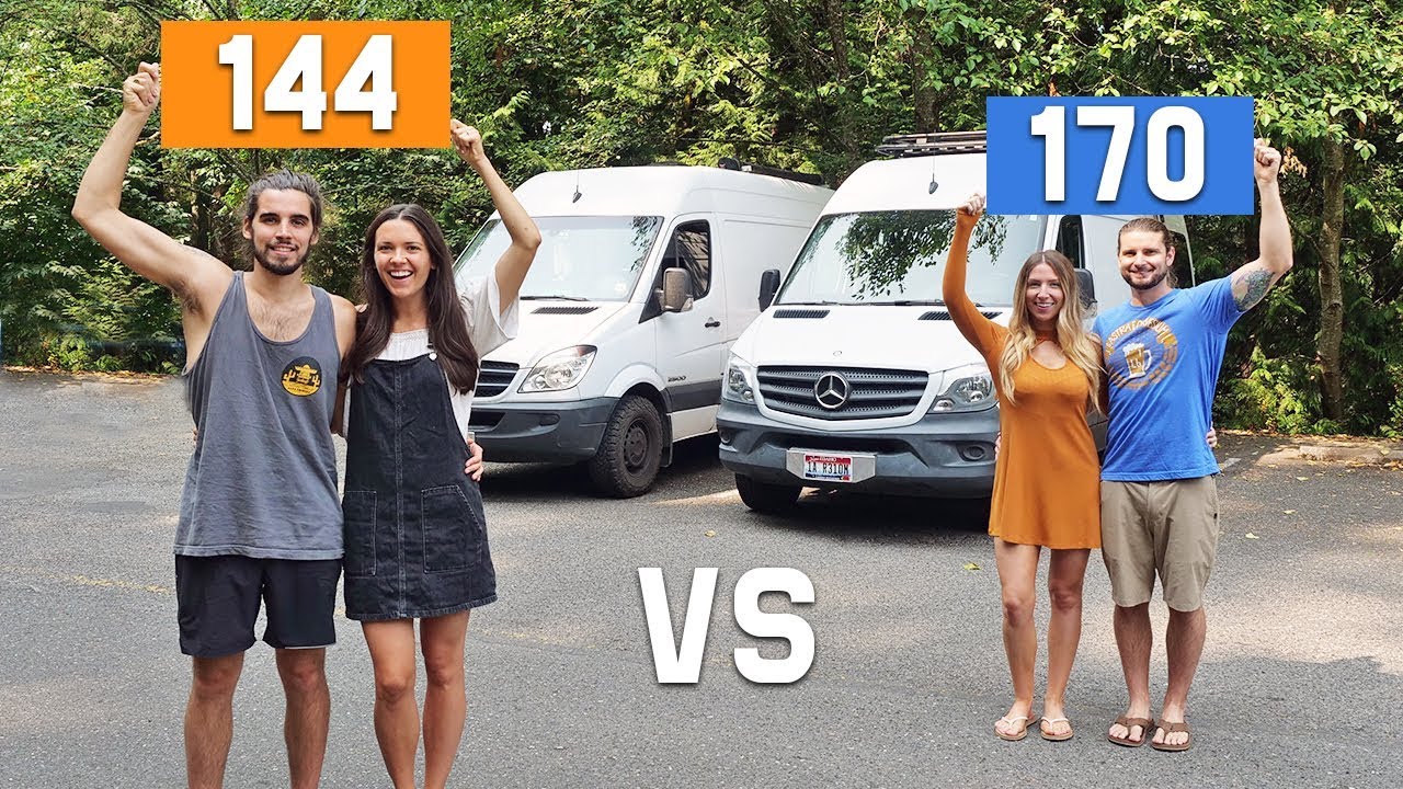 Sprinter Van Conversion // 144 vs 170